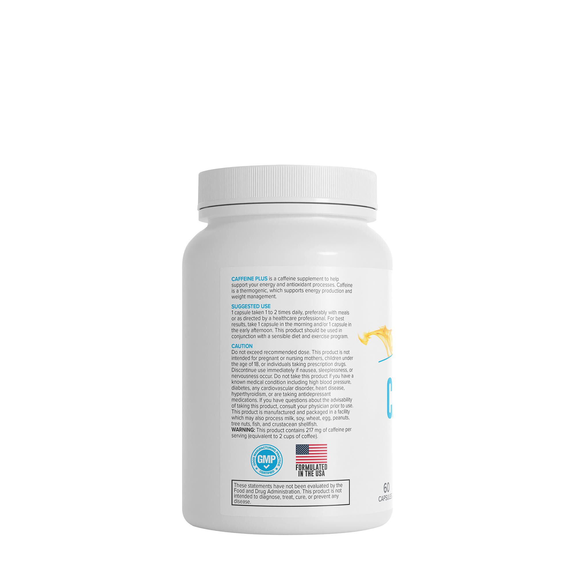 Thermogenic Caffeine Plus 217mg - 60 Capsules (60 Servings)  | GNC