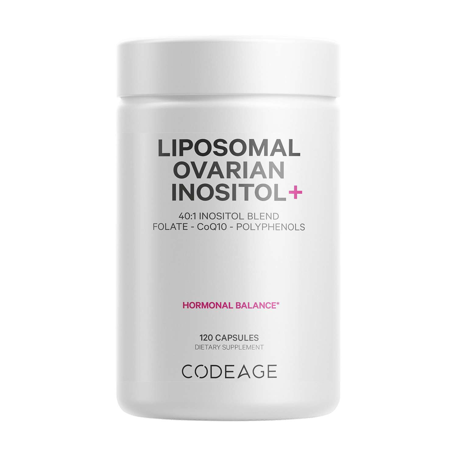 Liposomal Ovarian Inositol+ - 120 Capsules (30 Servings)