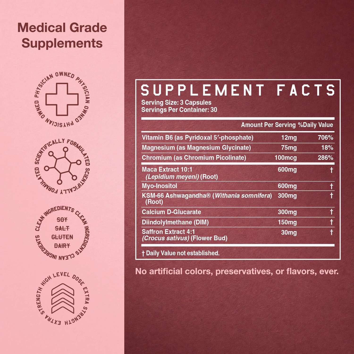 Woman Hormone + Vitality - 90 Capsules (30 Servings)  | GNC