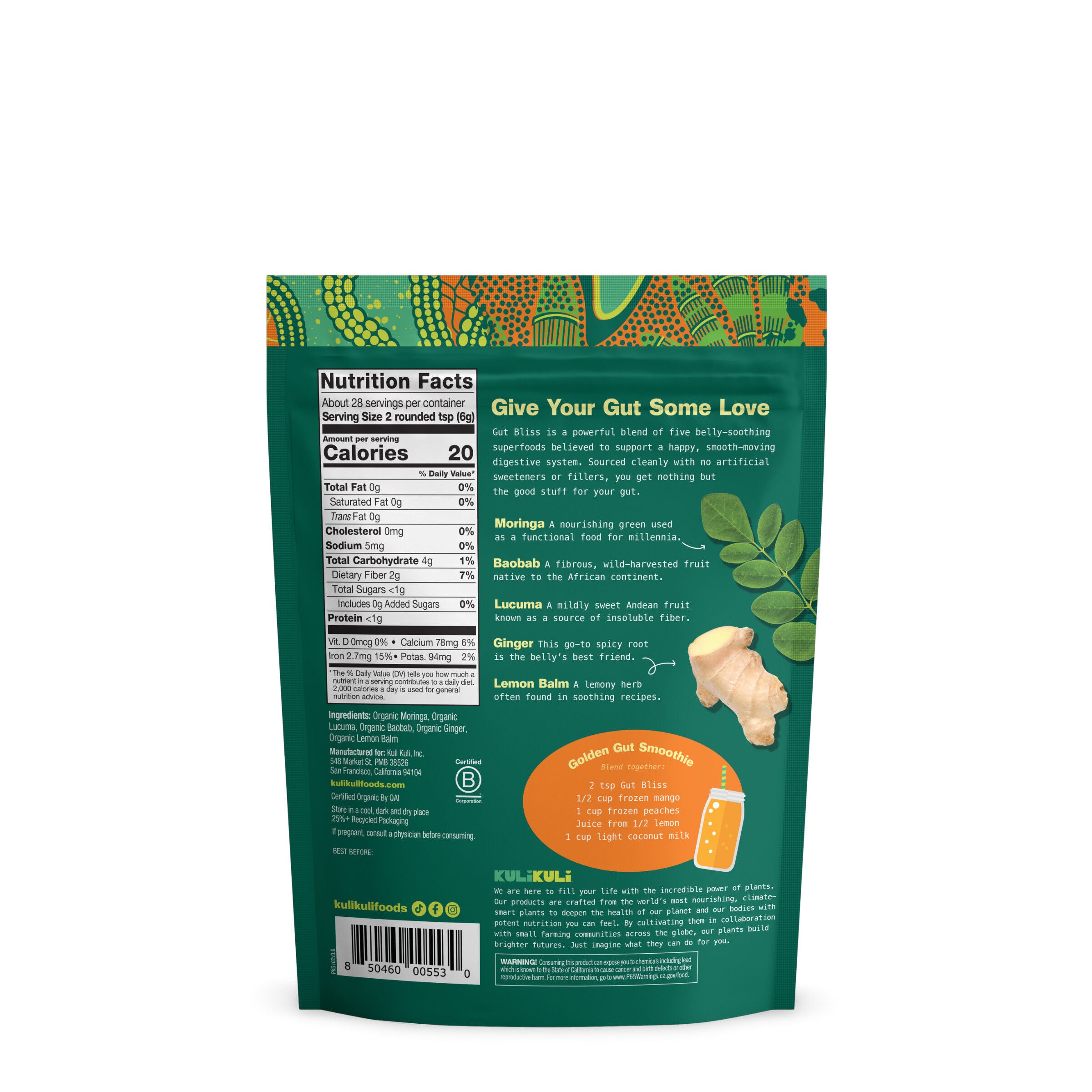 Gut Bliss Superfood Blend - 6 oz. (28 Servings)  | GNC