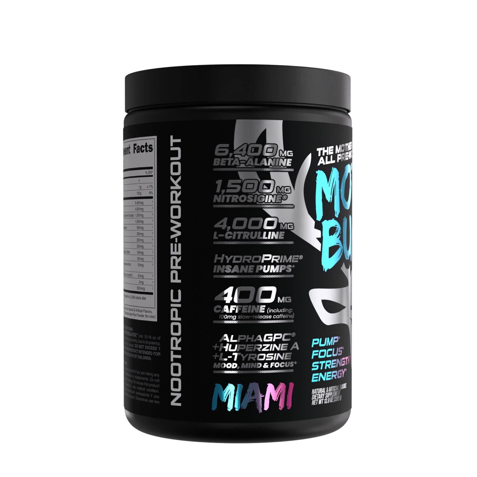 Mother Bucker™ Nootropic Pre-Workout - Musclehead Mango (20 Servings)