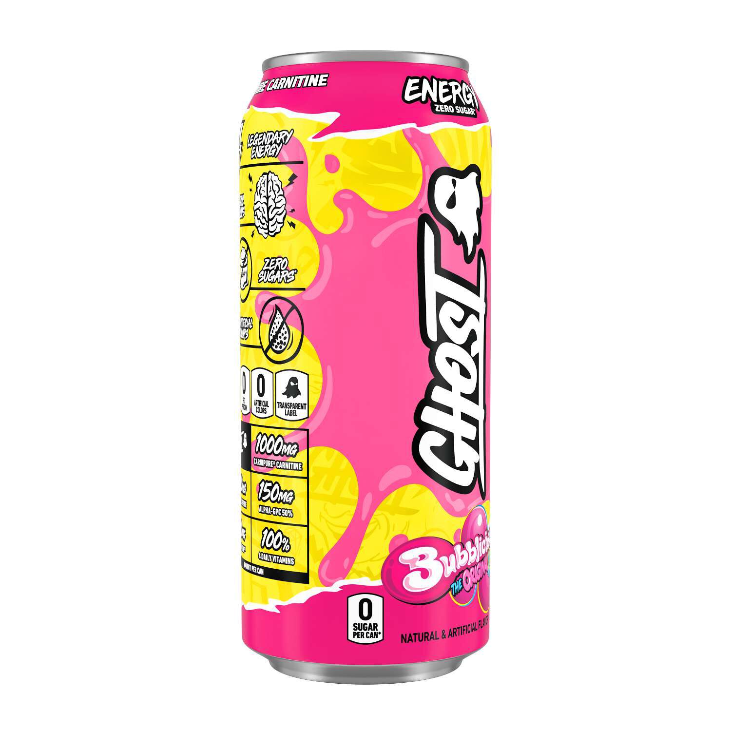 Energy Drink - Bubblicious&reg; Original - 16 fl oz (12 Cans) Bubblicious&reg; Original | GNC