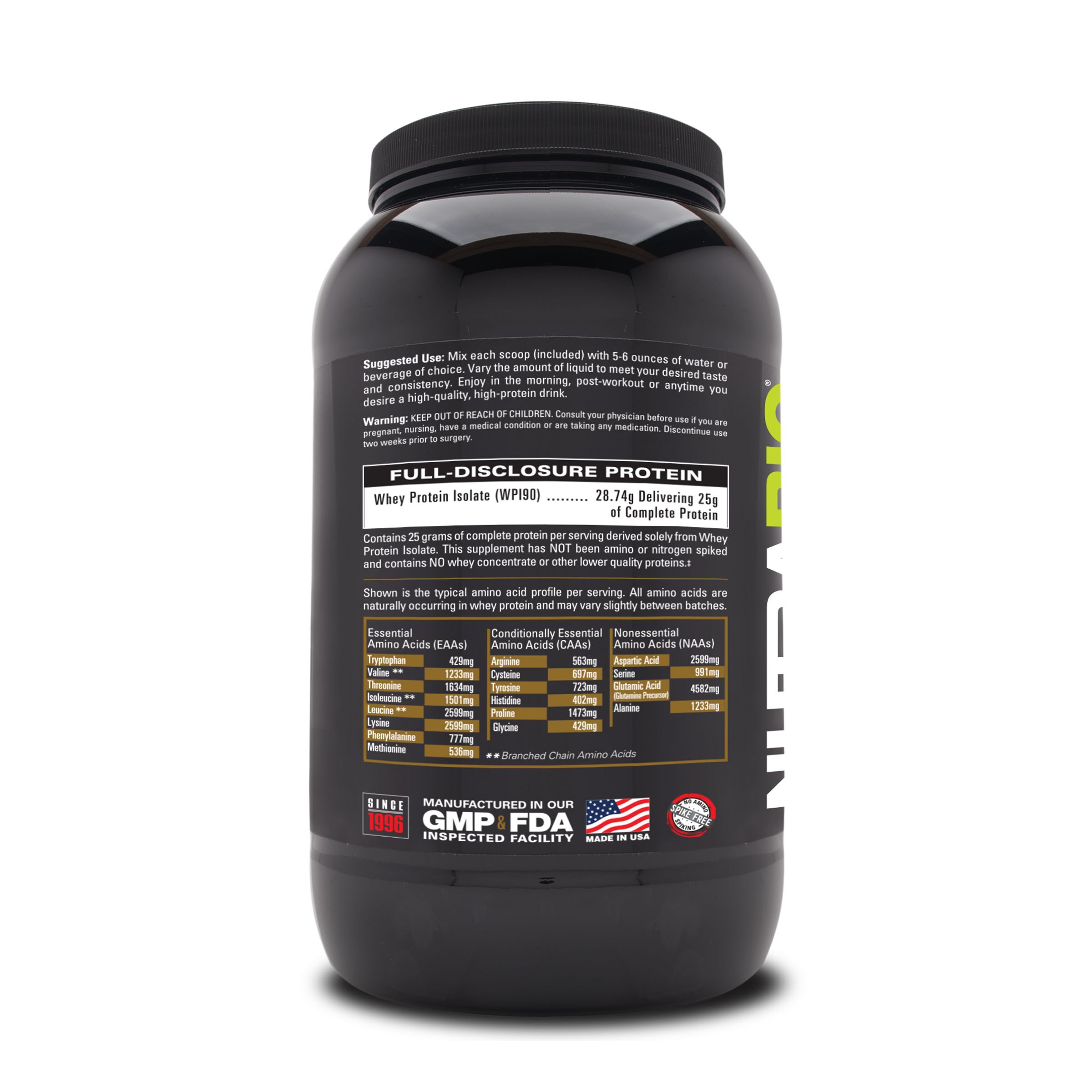 Whey Protein Isolate - Dutch Chocolate (30 Servings) Dutch Chocolate | GNC