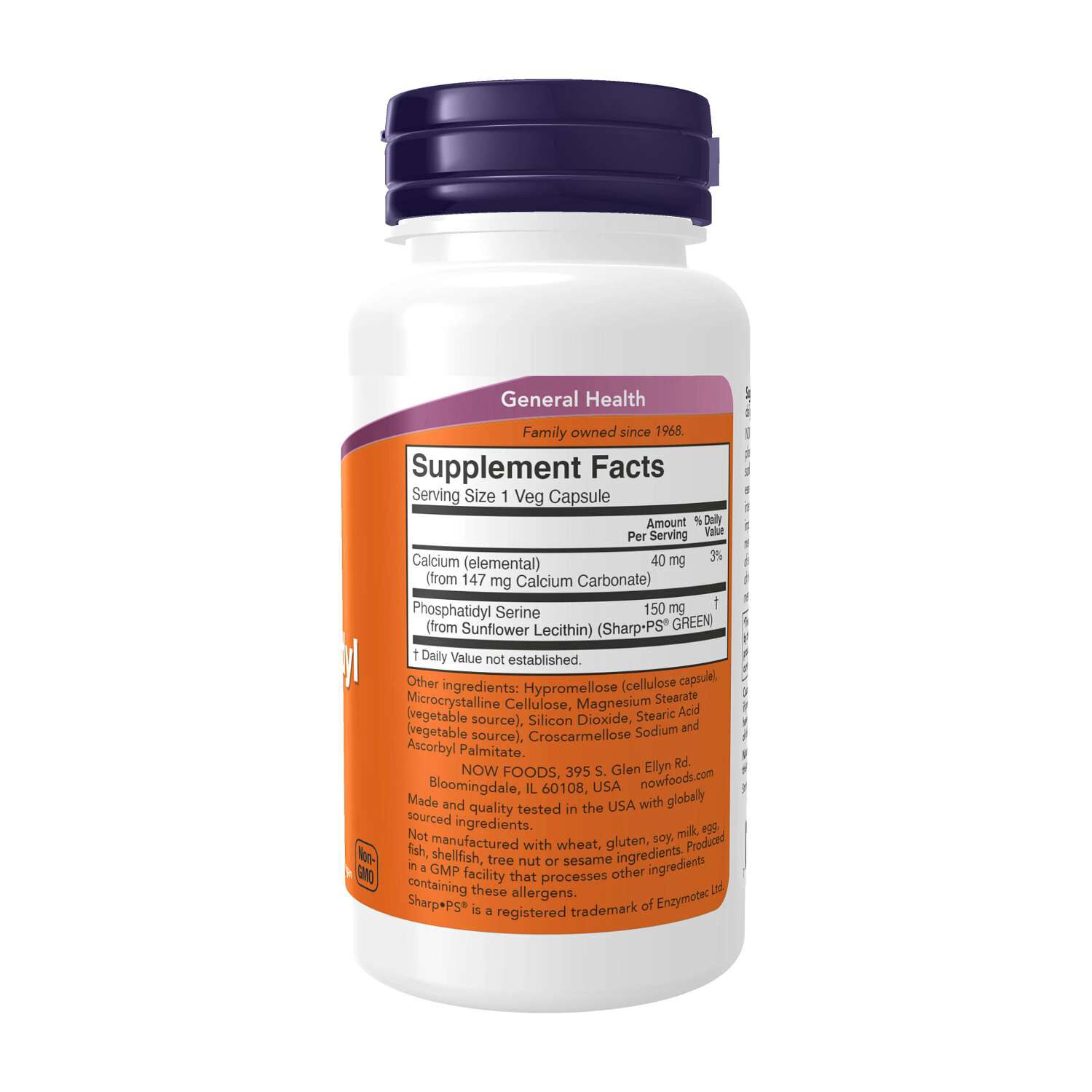 Soy-Free Phosphatidyl Serine 150mg - 60 Capsules (60 Servings)