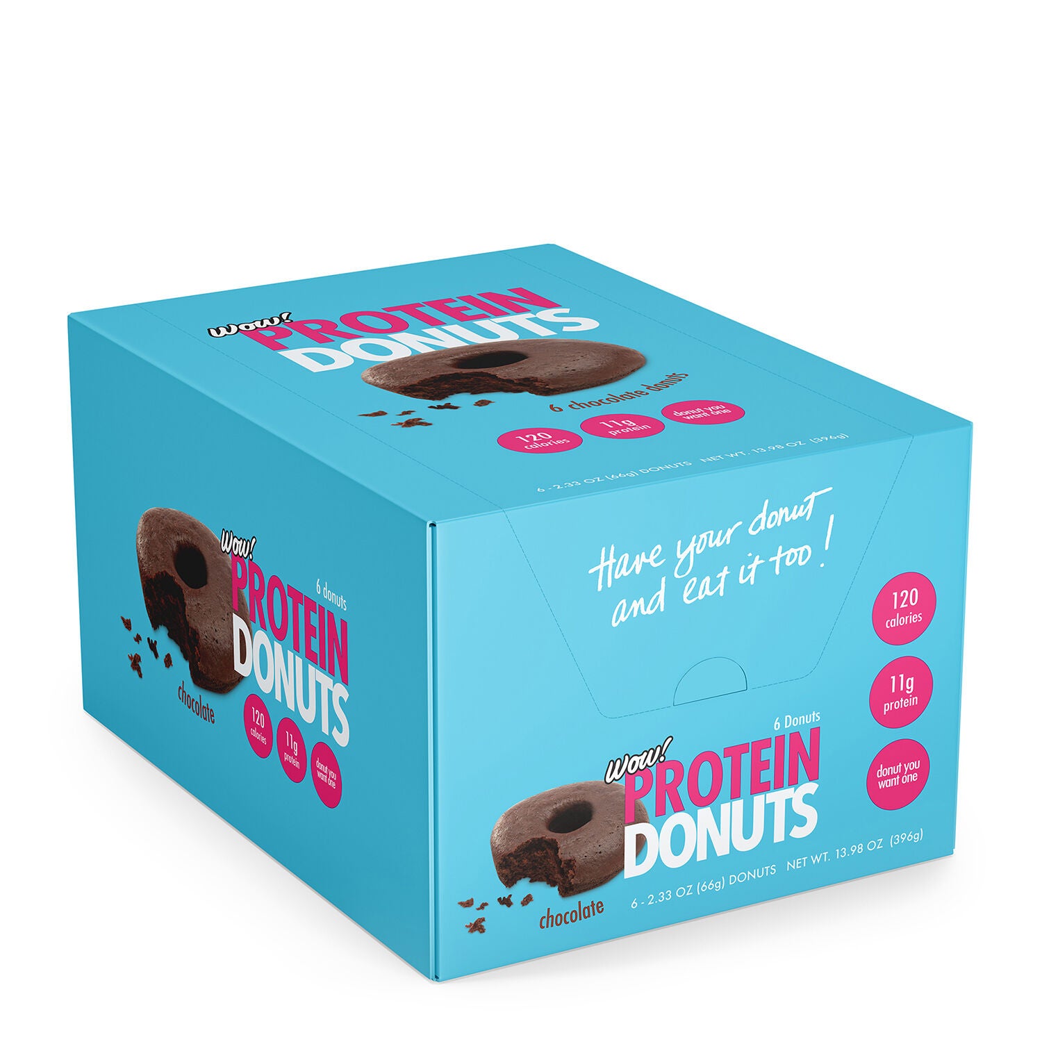 Wow Protein Donuts Chocolate 6 Pack