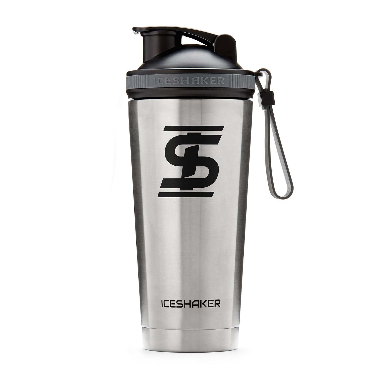 Ghost's latest Shaker Of The Month entry is a white stainless steel bottle