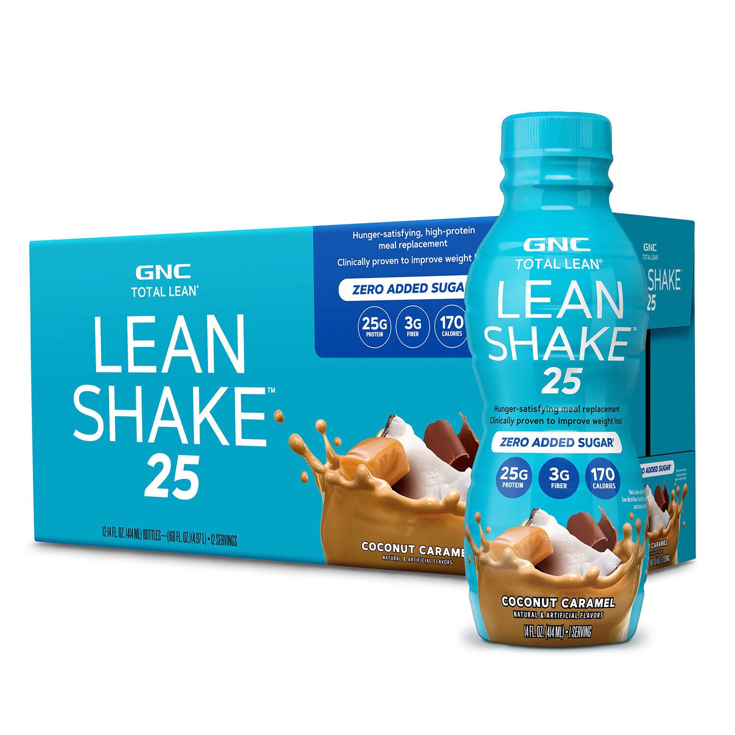 Lean Shake - Coconut Caramel - 14oz. (12 Bottles) | GNC