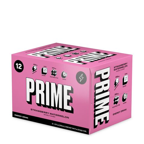 PRIME Hydration Energy Drink - 12 Pack Cans