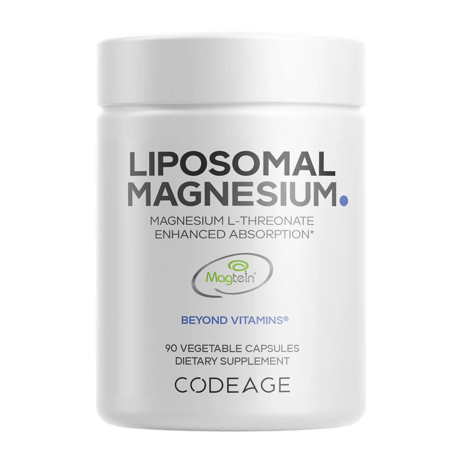 Liposomal Magnesium L-Threonate - 90 Capsules (30 Servings)  | GNC