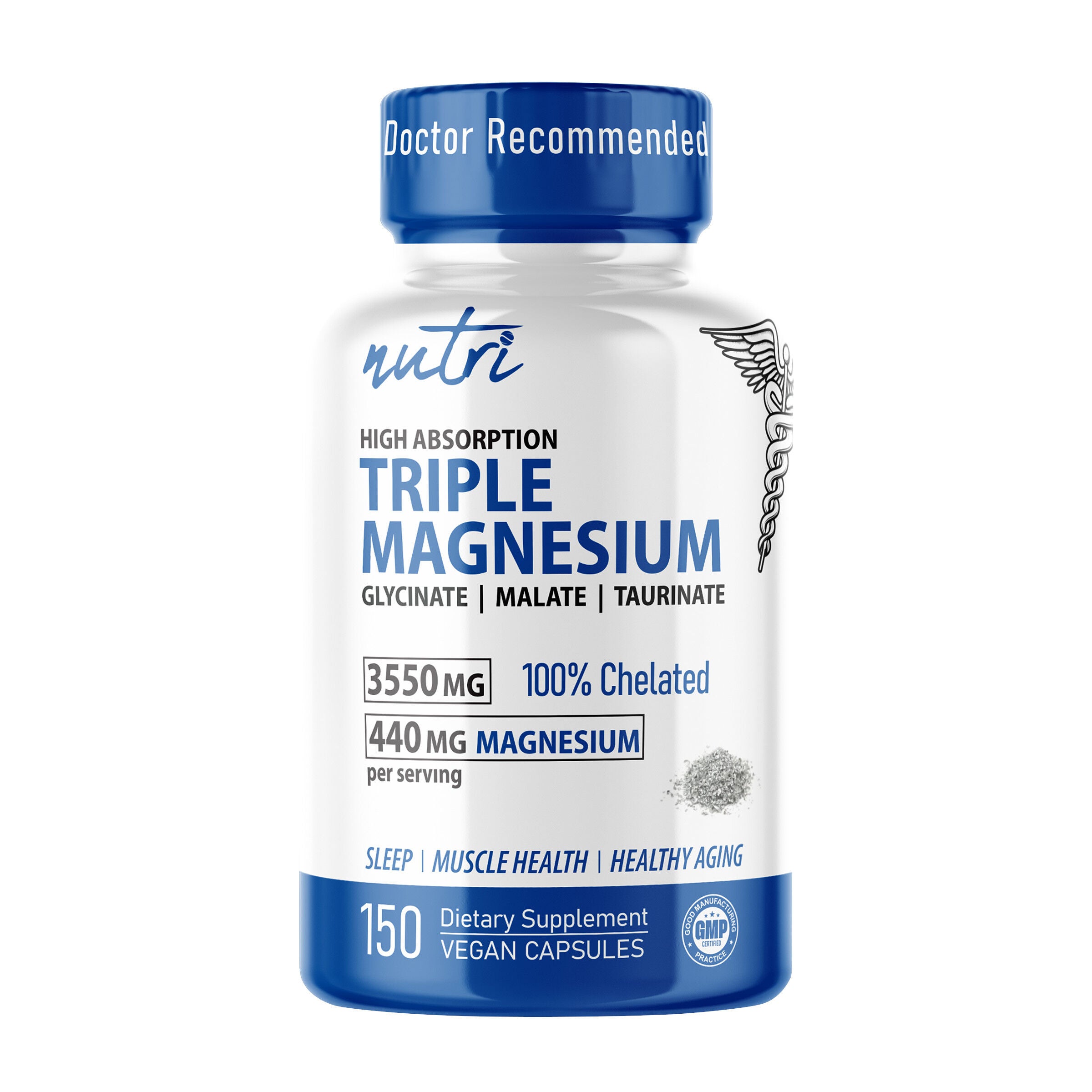 Triple Magnesium Glycinate (30 Servings)  | GNC
