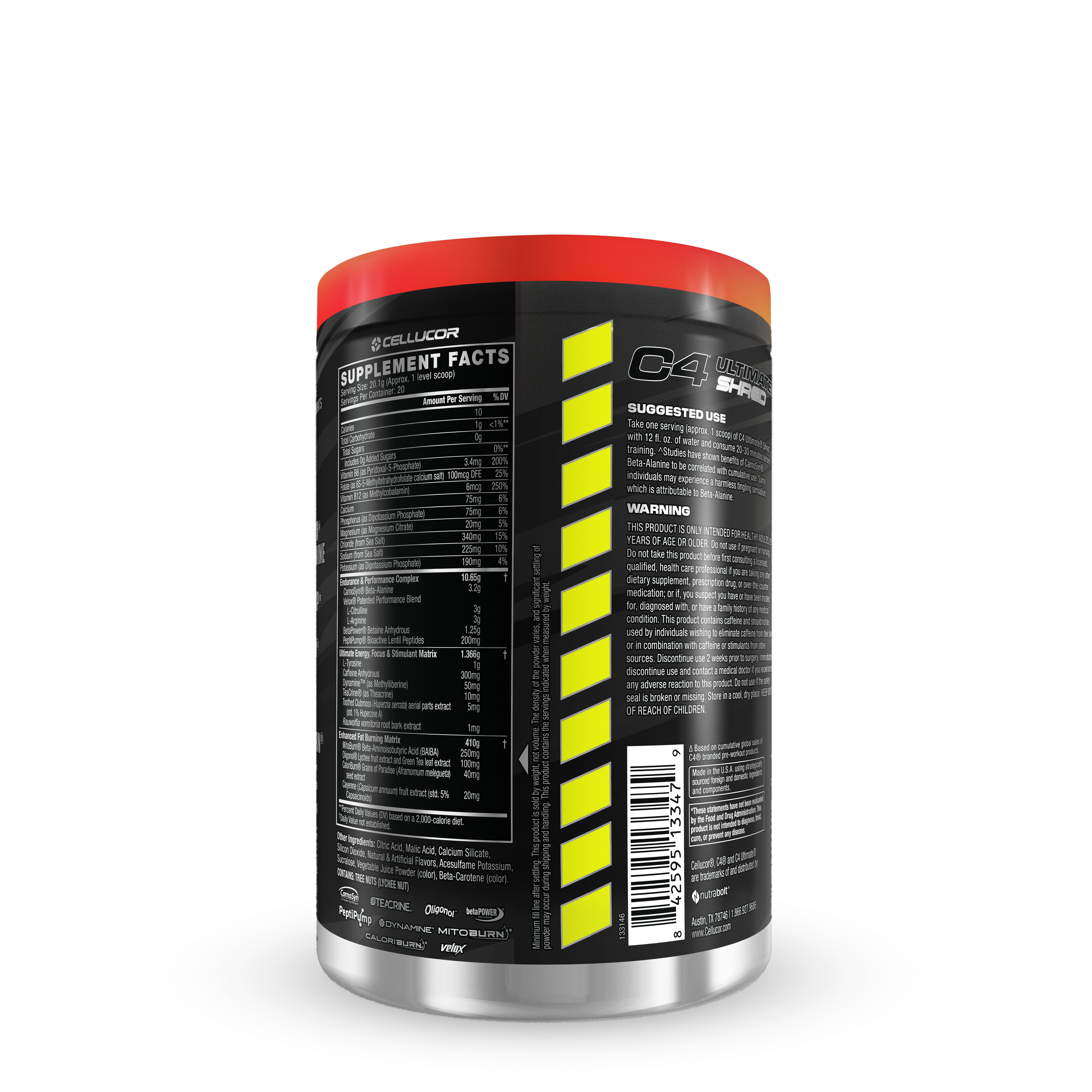 C4 Ultimate Shred Pre-Workout - Cherry Limeade (20 Servings)  | GNC