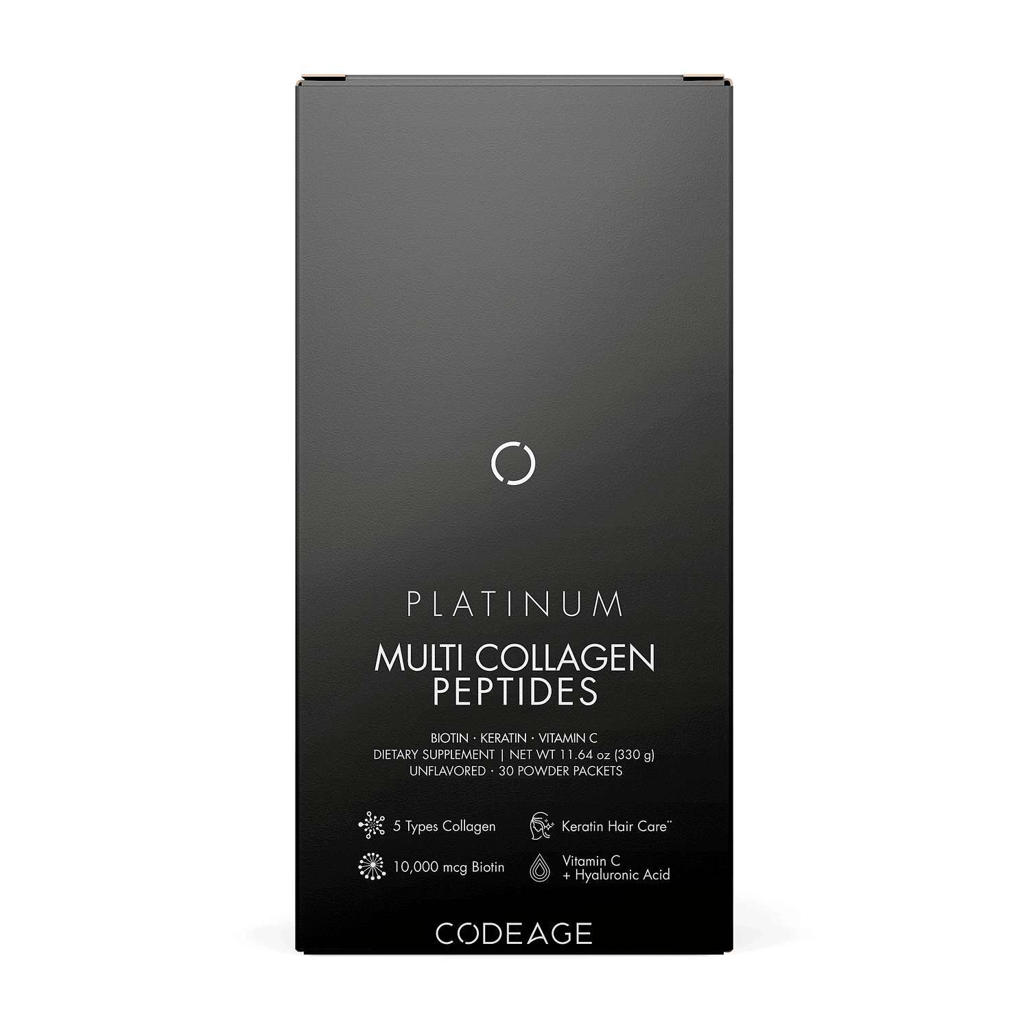 Platinum Multi Collagen Peptides - Unflavored - 11.64 oz. (30 Servings)  | GNC