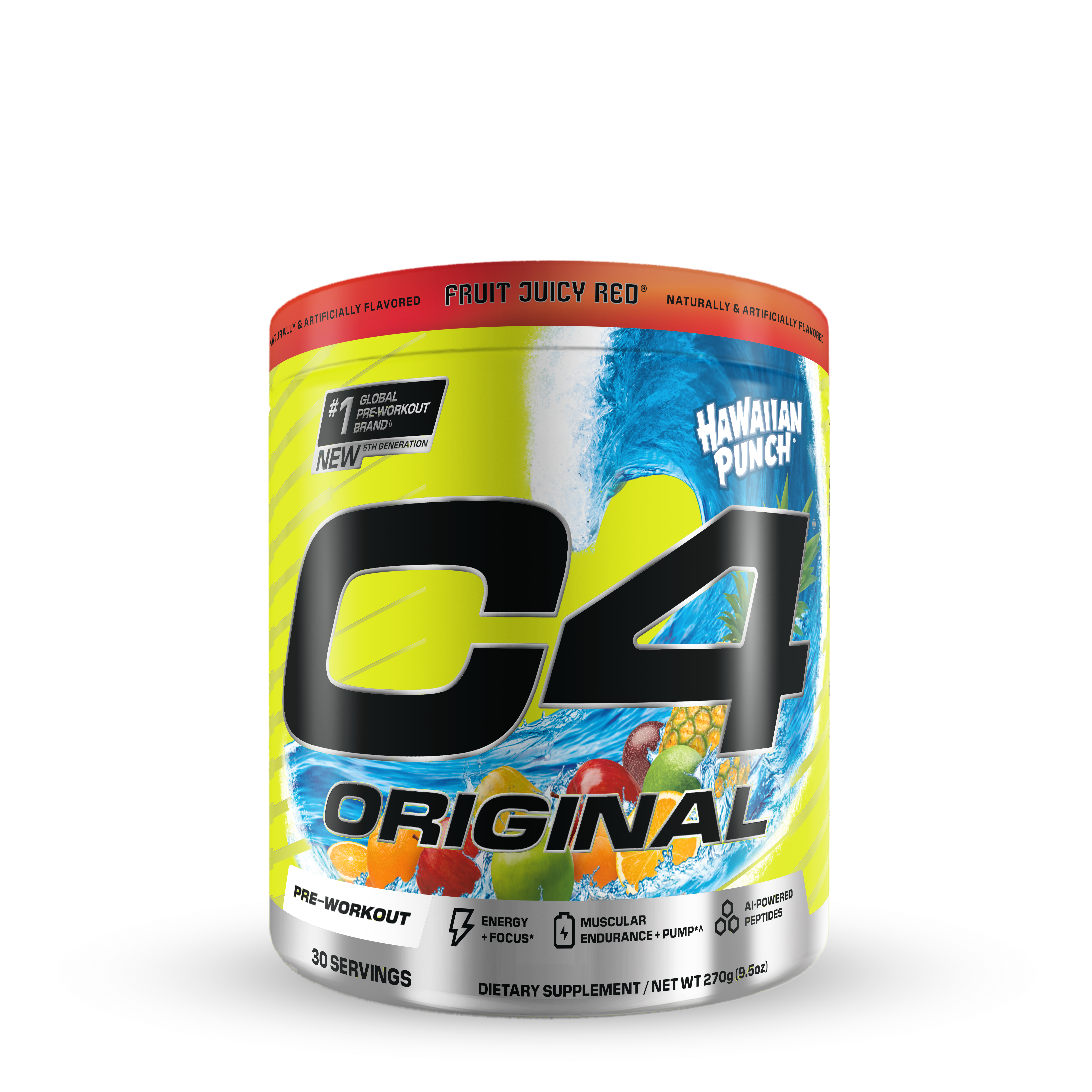 C4 Original Pre-Workout - Hawaiian Punch (30 Servings)  | GNC