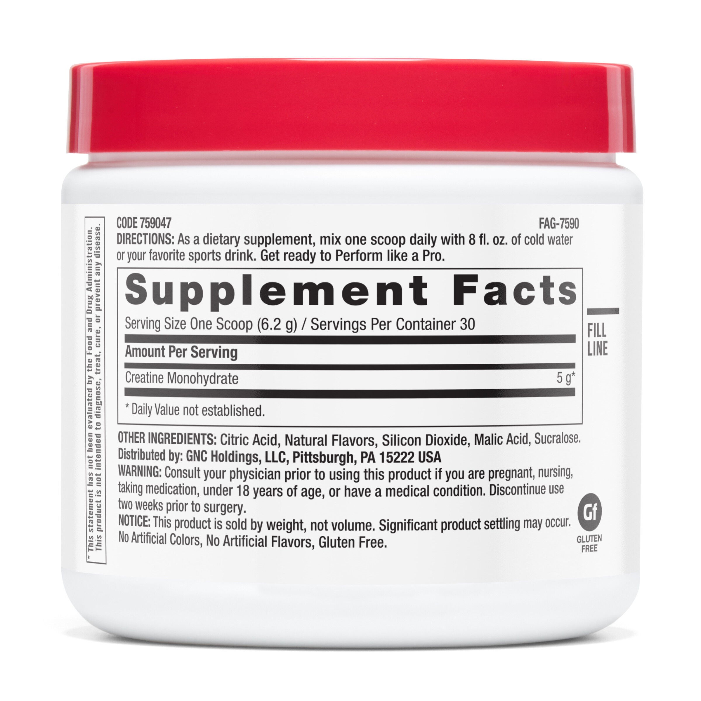 Creatine Monohydrate - Watermelon (30 Servings) Watermelon | GNC