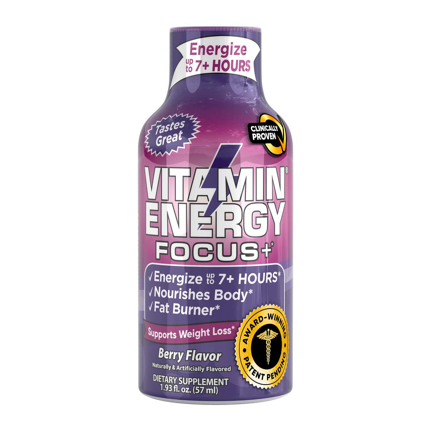 Focus + Energy with Benefits - Berry - 1.93 oz. (12 Bottles)  | GNC