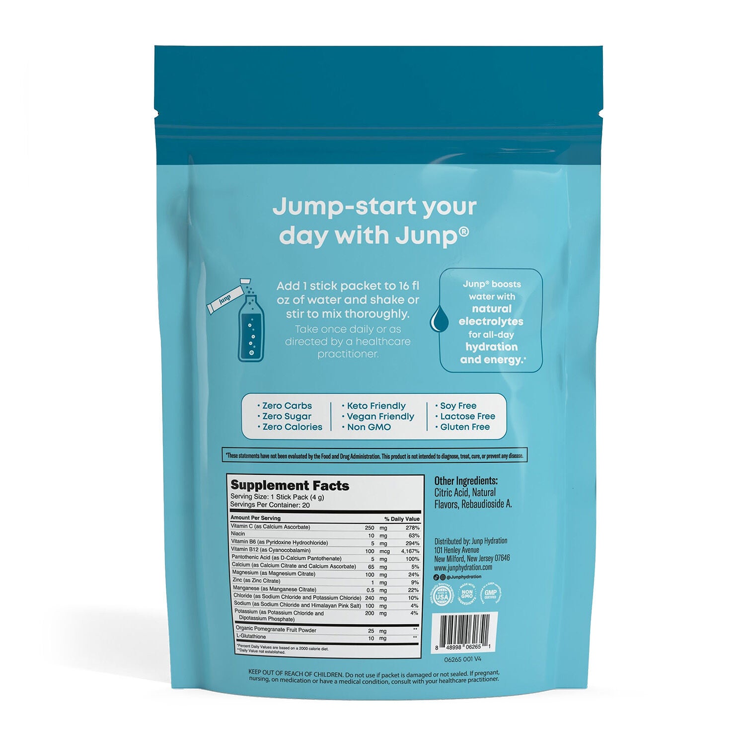 Junp&reg; Daily Hydration - Pina Colada (20 Servings) Pina Colada | GNC
