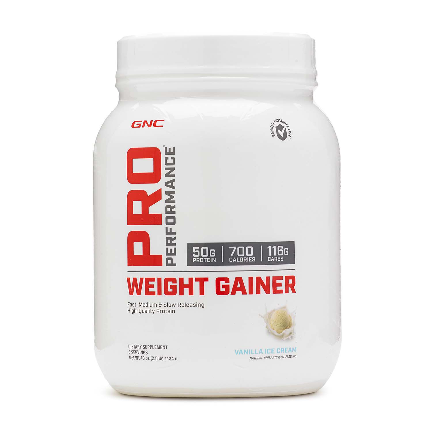 GNC Pro Performance Weight Gainer - Vanilla Ice Cream