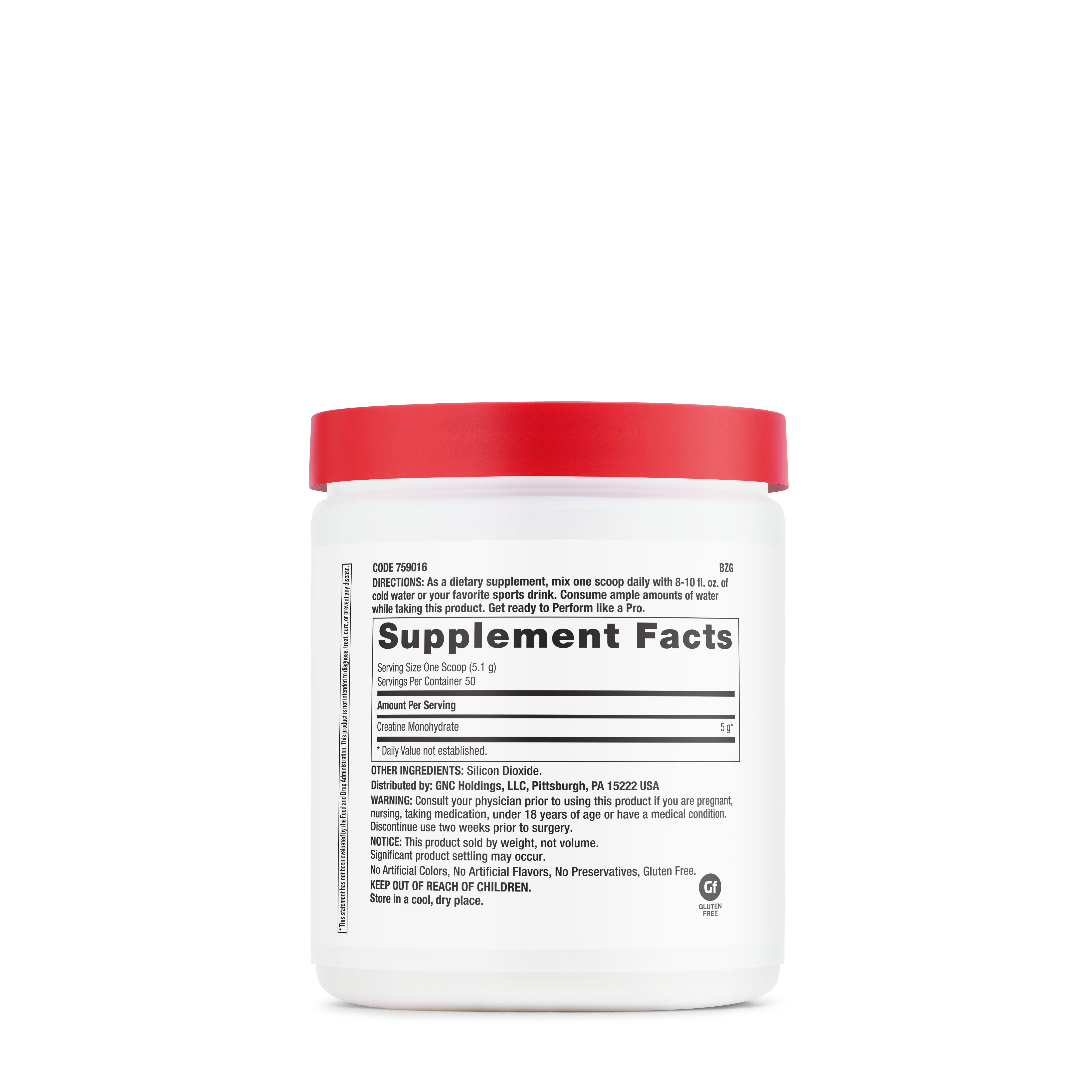 Creatine Monohydrate &#40;50 Servings&#41;  | GNC