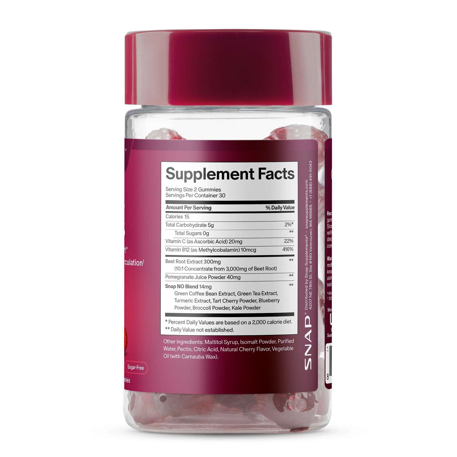 Heart Beets - Cherry - 60 Gummies (30 Servings)