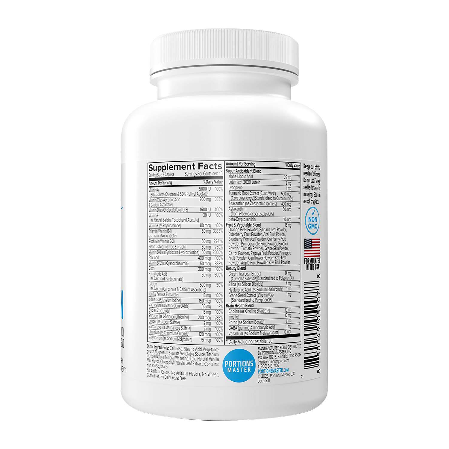Women's Multi-Vitamin - 90 Caplets (45 Servings)