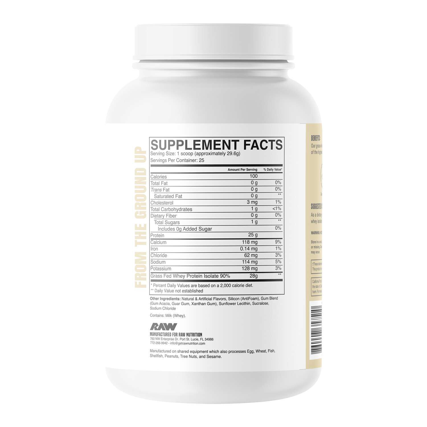 Isolate Protein - Vanilla (25 Servings)