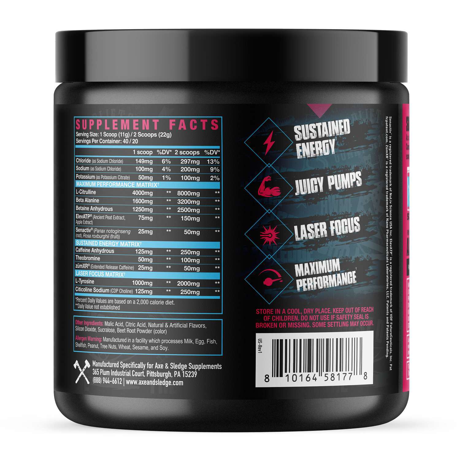 Intake All-In-One Pre-Workout - Cluster Candies - (20/40 Servings)