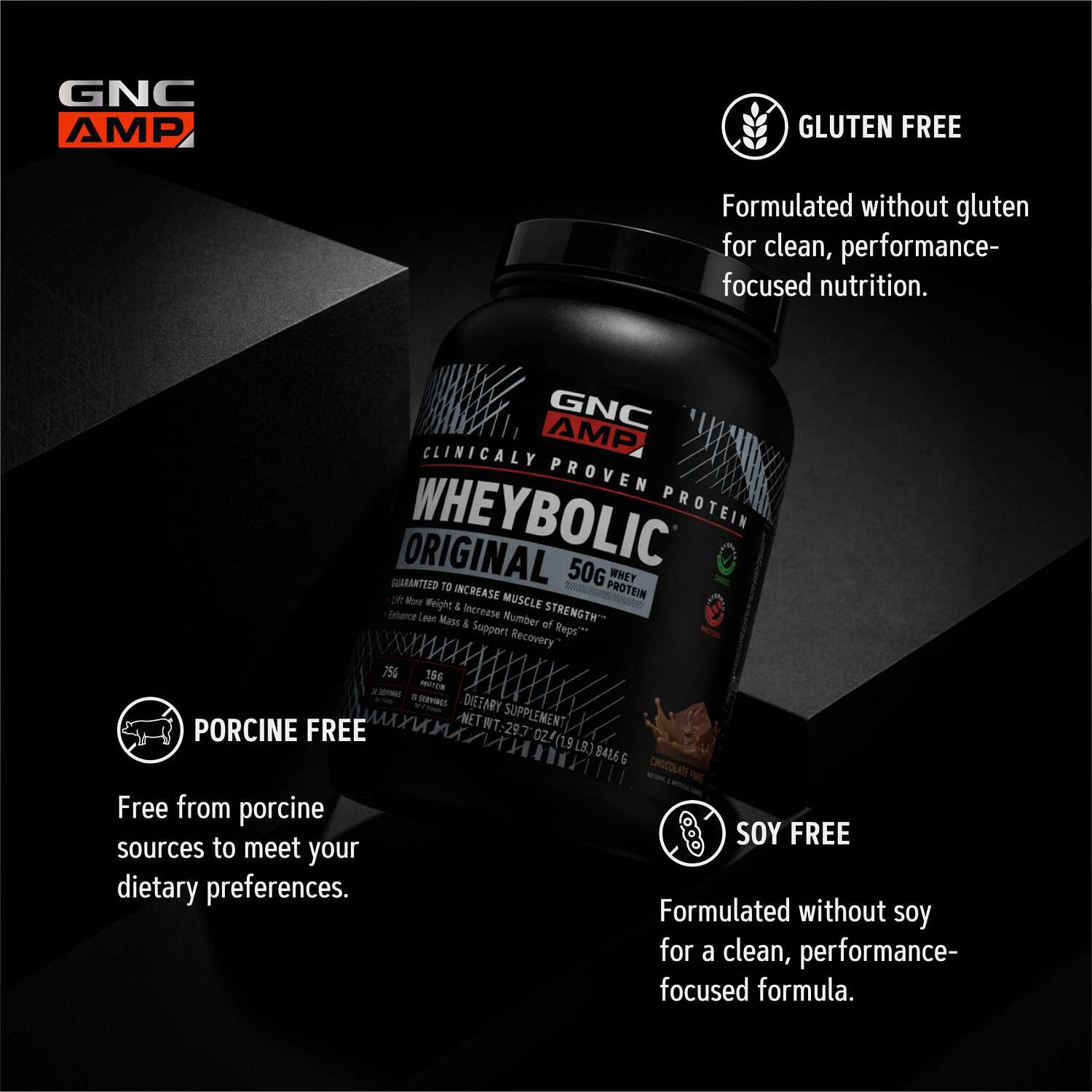New Wheybolic - Chocolate Fudge (26 Servings) Chocolate Fudge | GNC