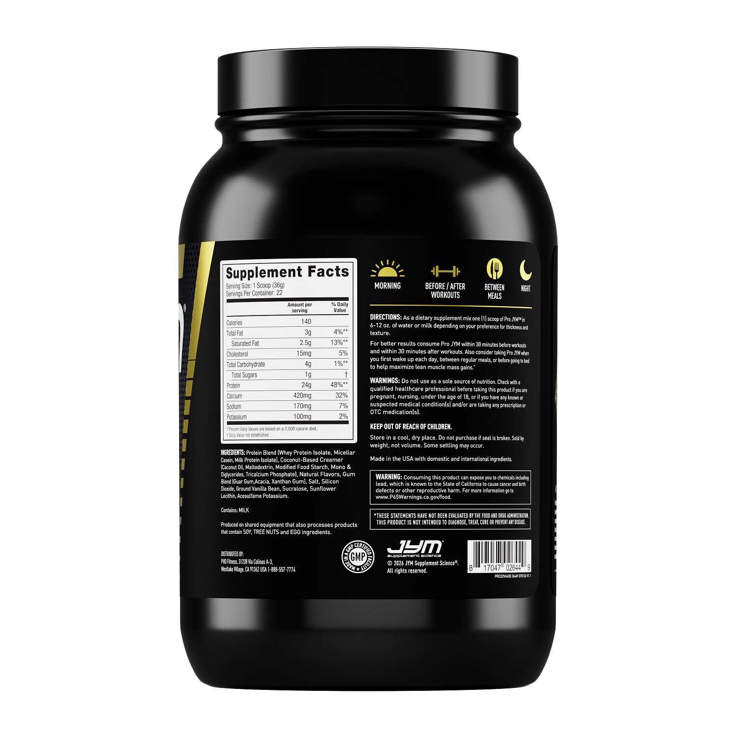 Pro Jym Protein - Tahitian Vanilla (22 Servings)