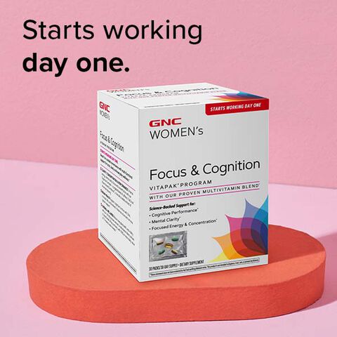 Focus &amp; Cognition Vitapak&reg; Program &#40;30 Servings&#41;  | GNC