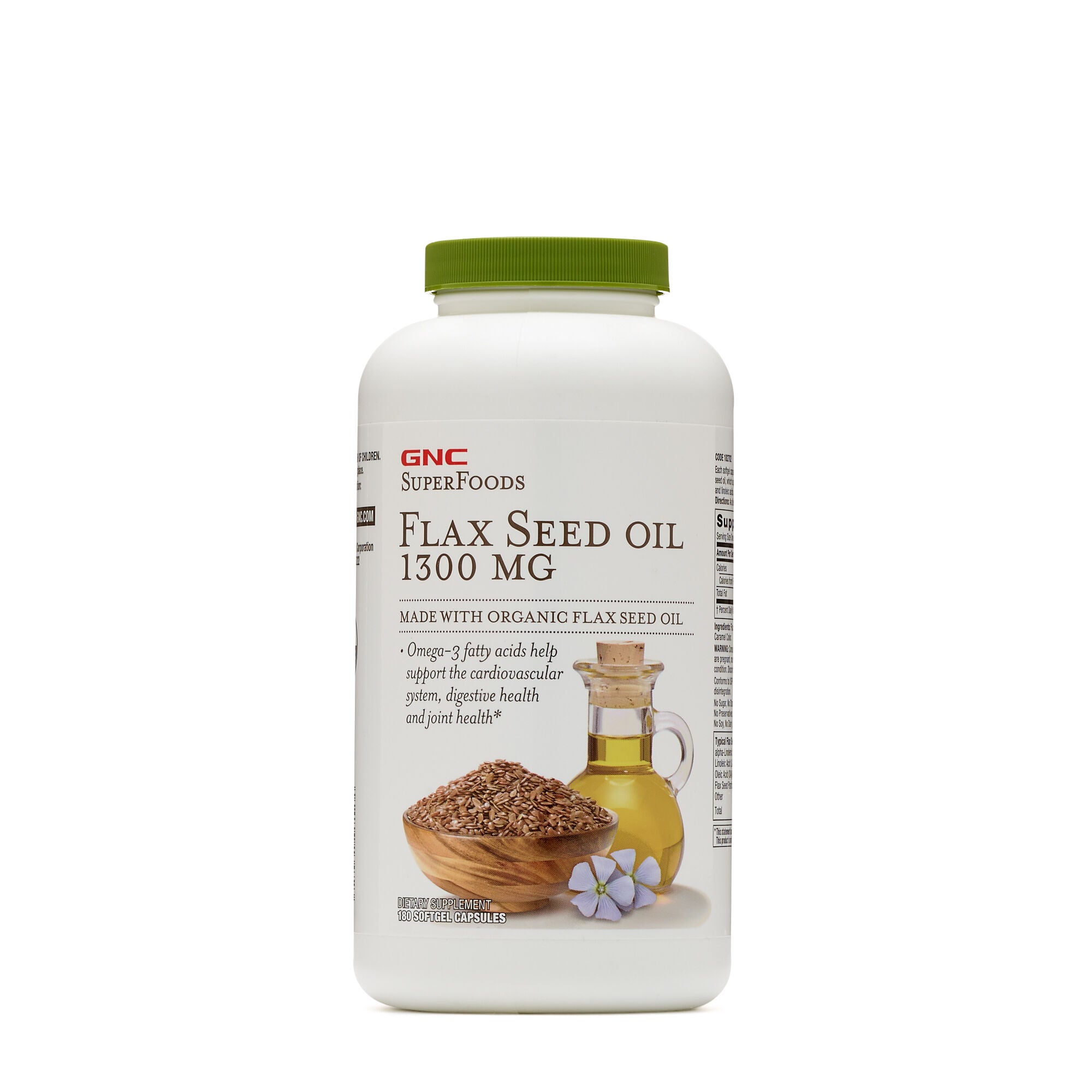 gnc superfoods flax seed oil 1300 mg