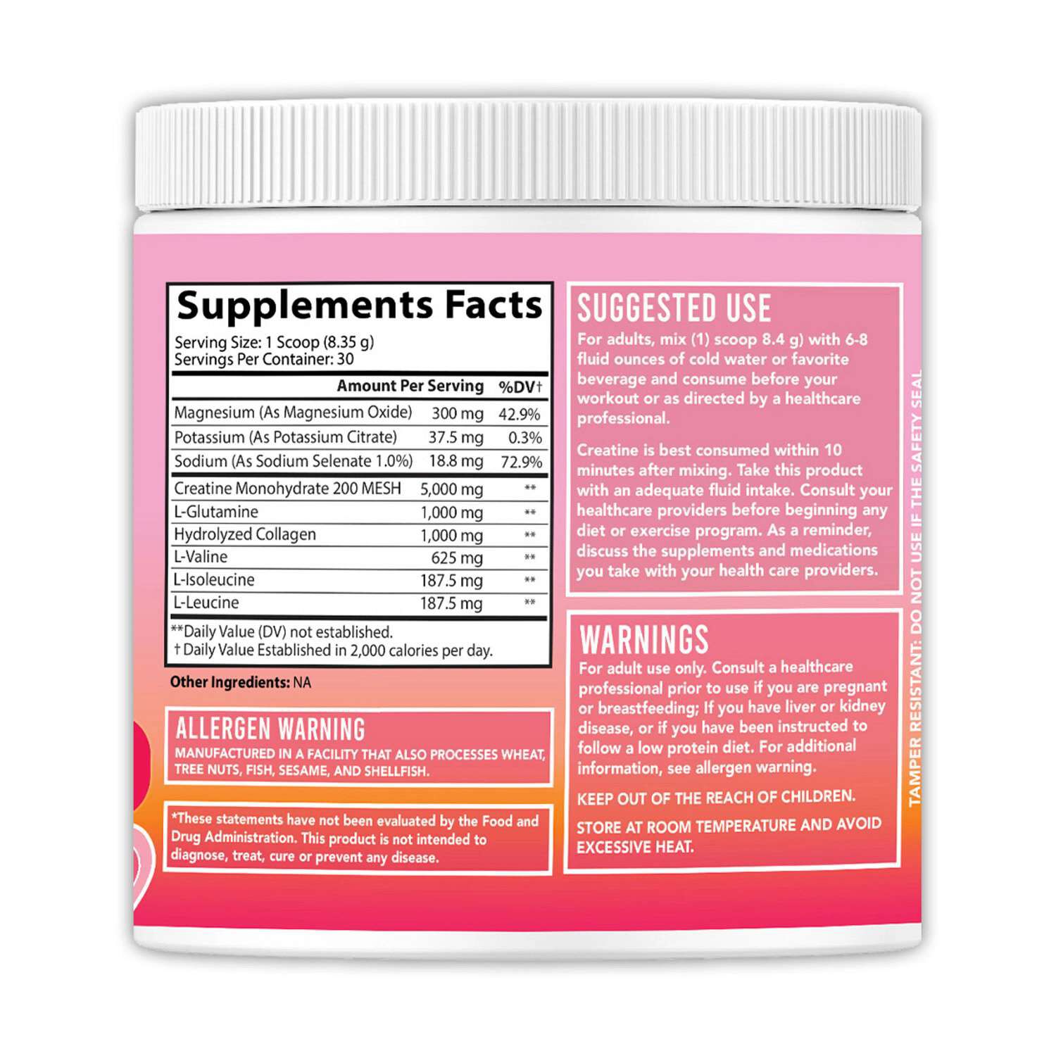 Better Booty BBL Powder - Unflavored (30 Servings)