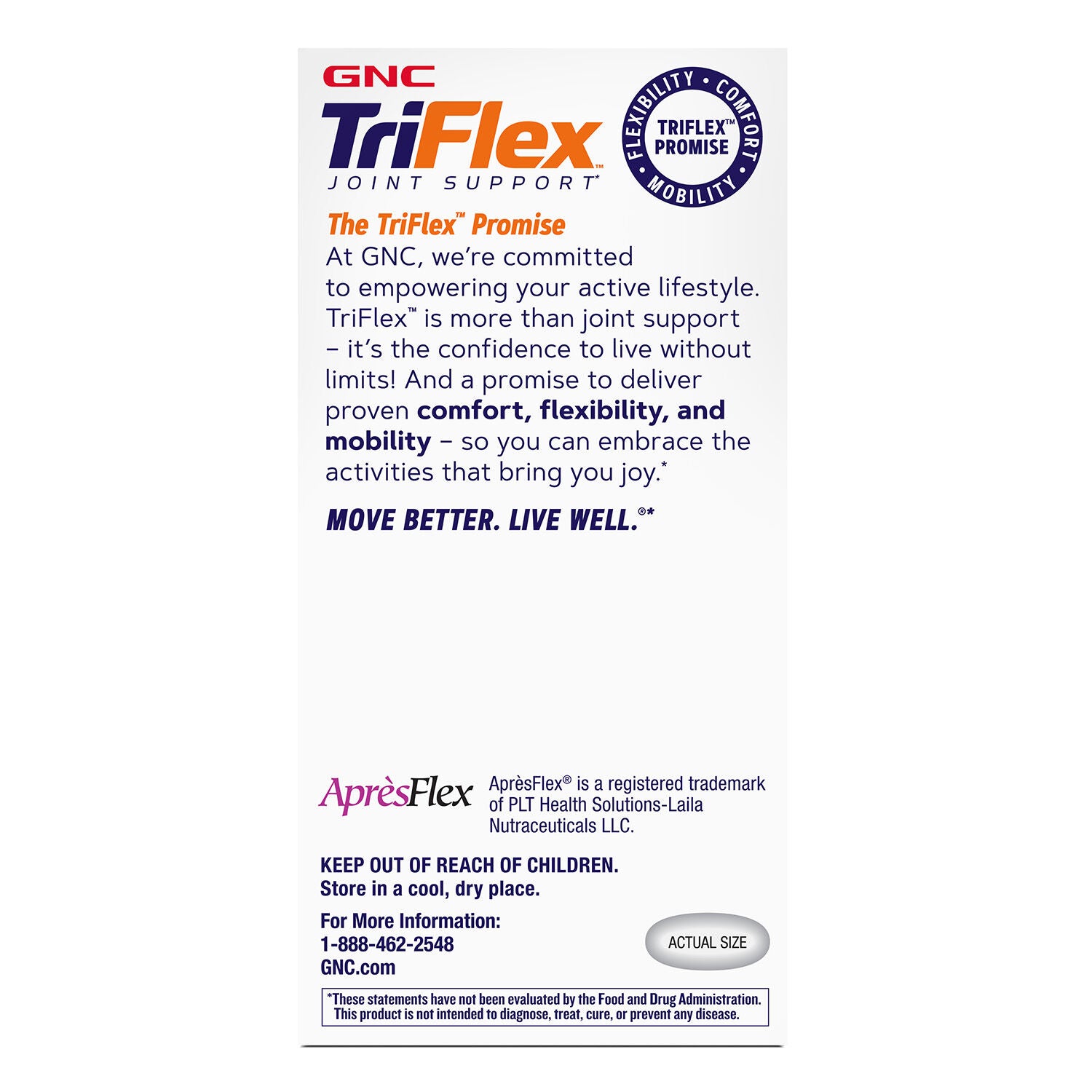 TriFlex Joint Support Fast-Acting - 240 Caplets (60 Servings)  | GNC