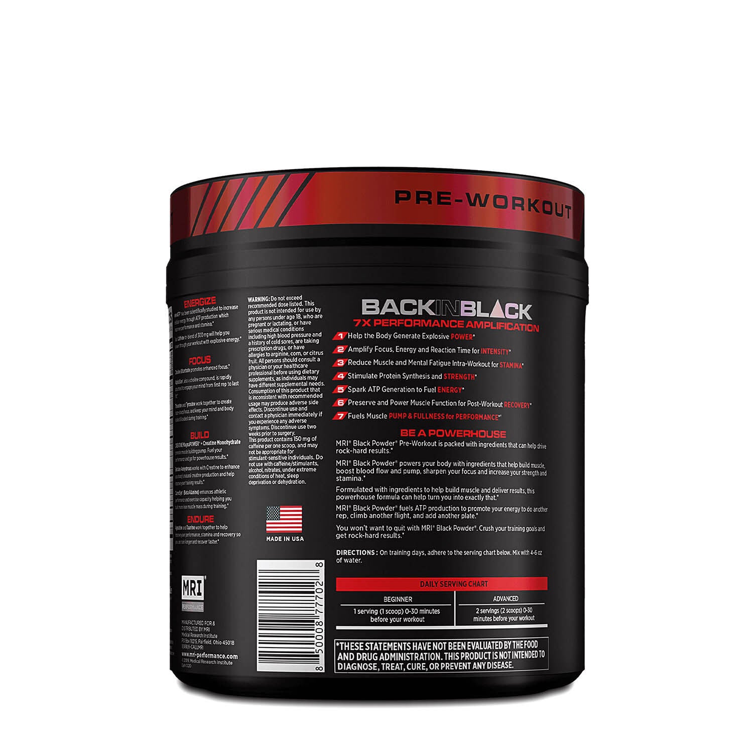 Black Powder Pre-Workout - Cocoberry Boom