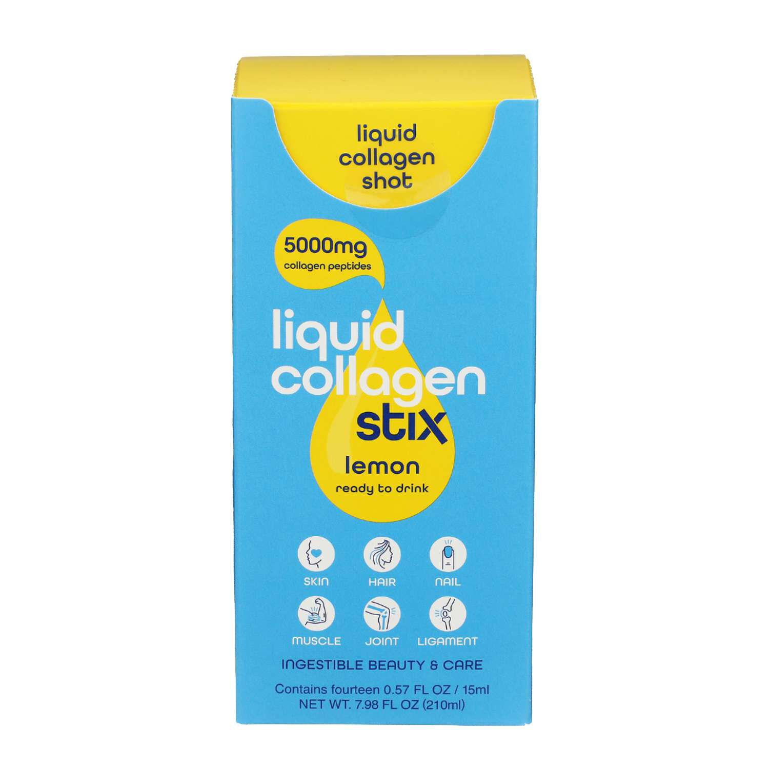 Liquid Collagen Stix - Lemon (14 Stick Packs)  | GNC