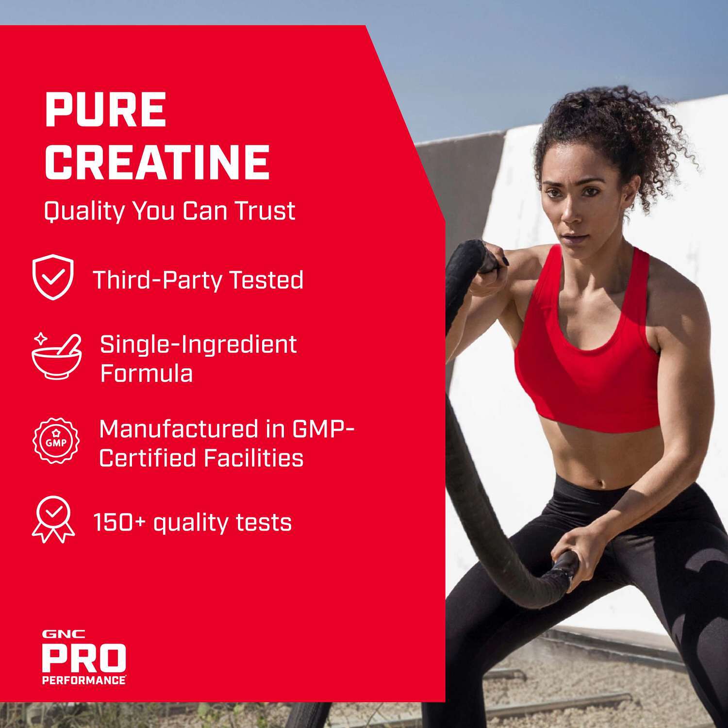 Creatine Monohydrate - Blue Raspberry (30 Servings) Blue Raspberry | GNC