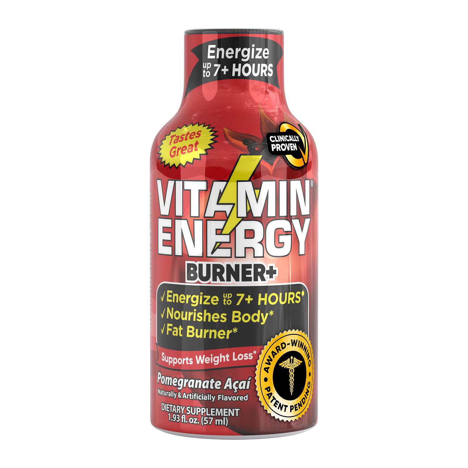 Burner+ - Pomegranate Acai - 1.93oz. (12 Pack)