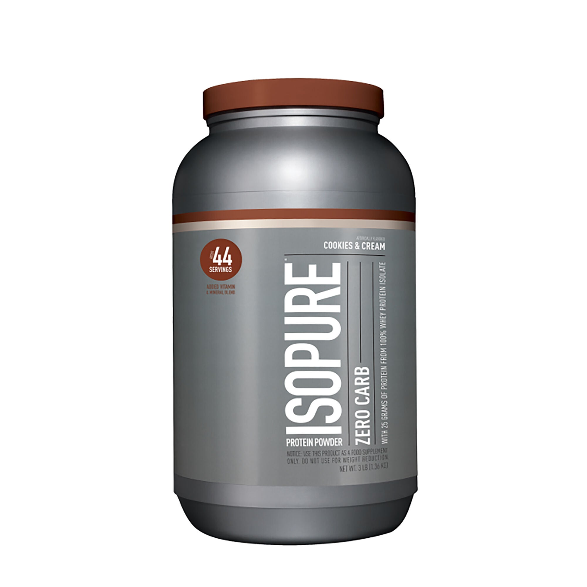 Isopure Zero Carb - Cookies and Cream (44 Servings) 3 lbs.