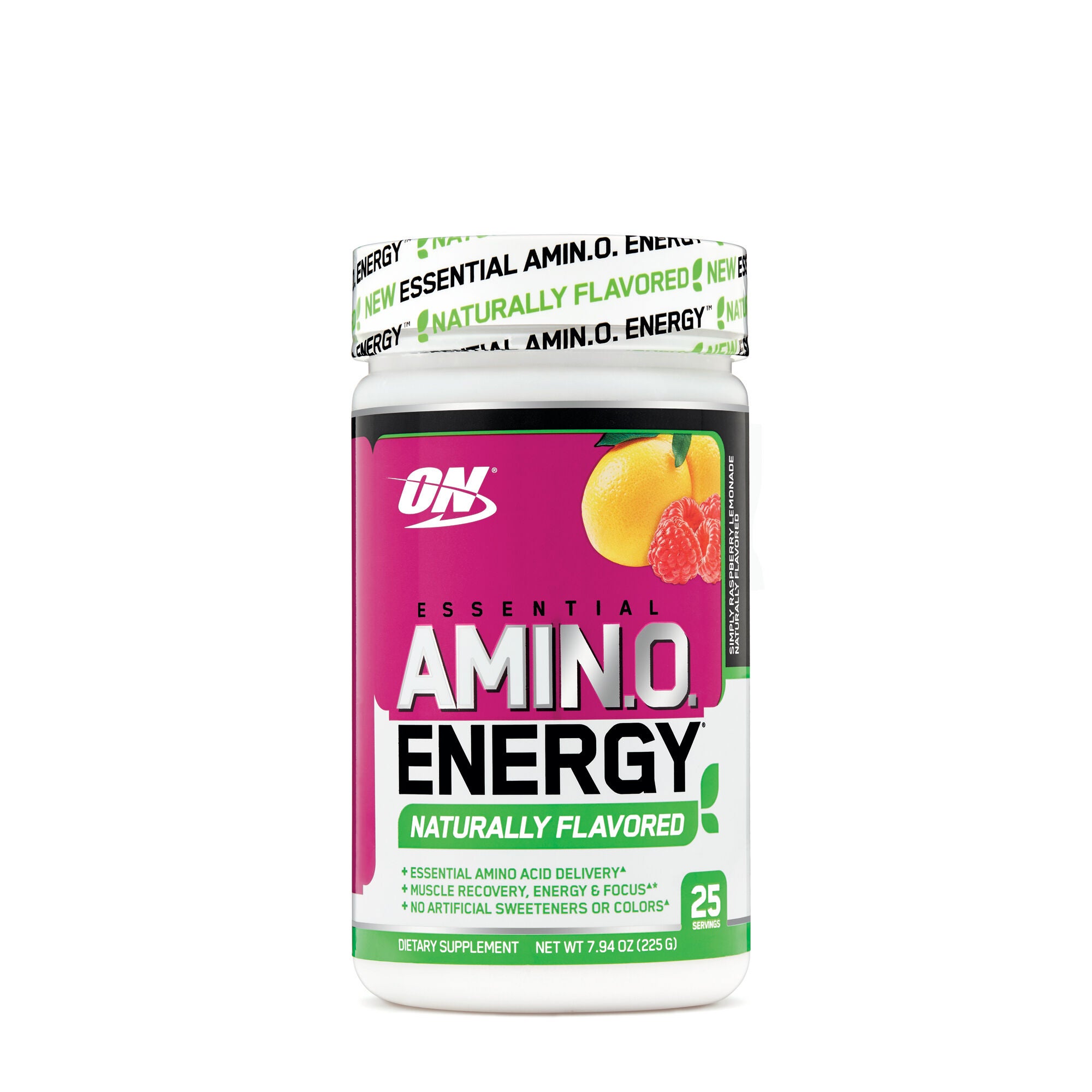 Optimum Nutrition Essential Amin O Energy Naturally Flavored Simply Raspberry Lemonade Gnc