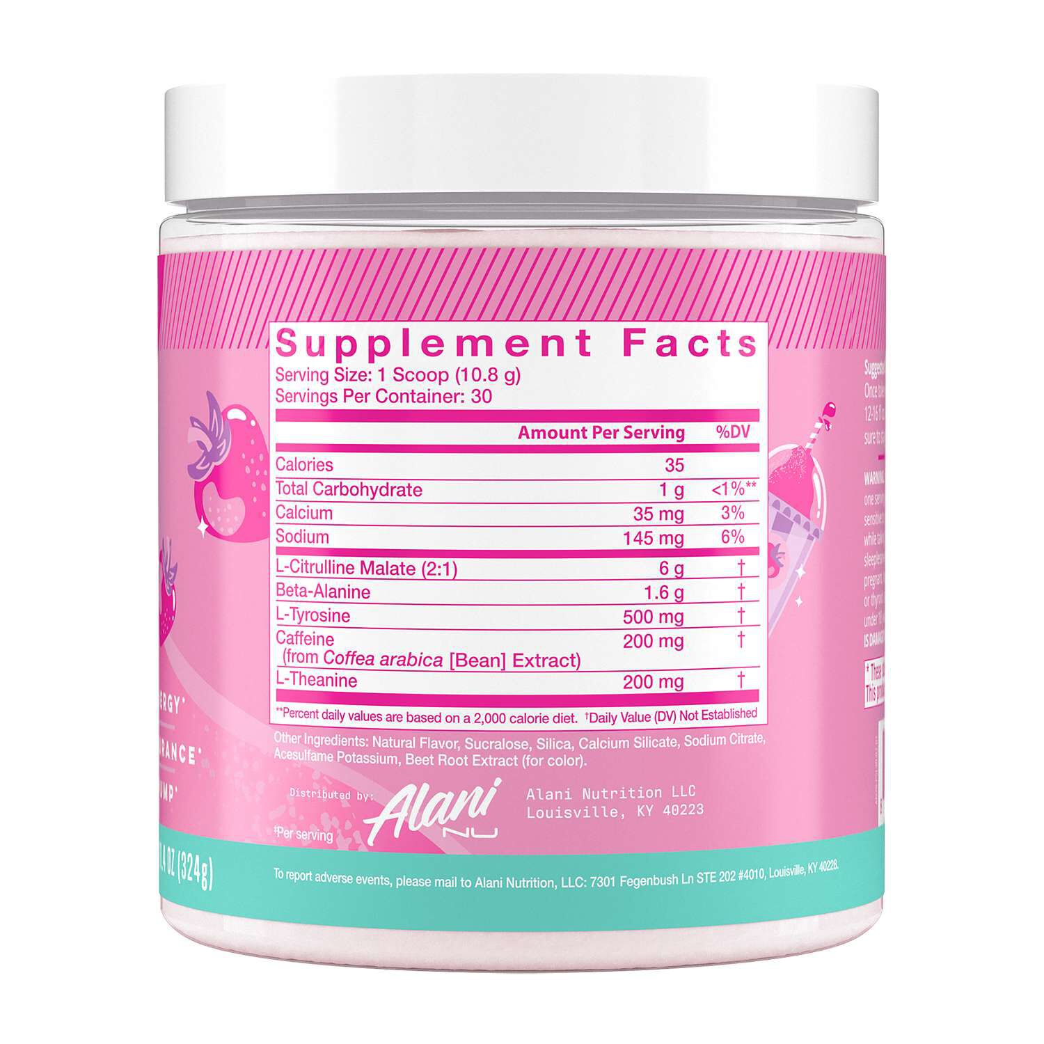 Pre-Workout - Pink Slush (30 Servings)