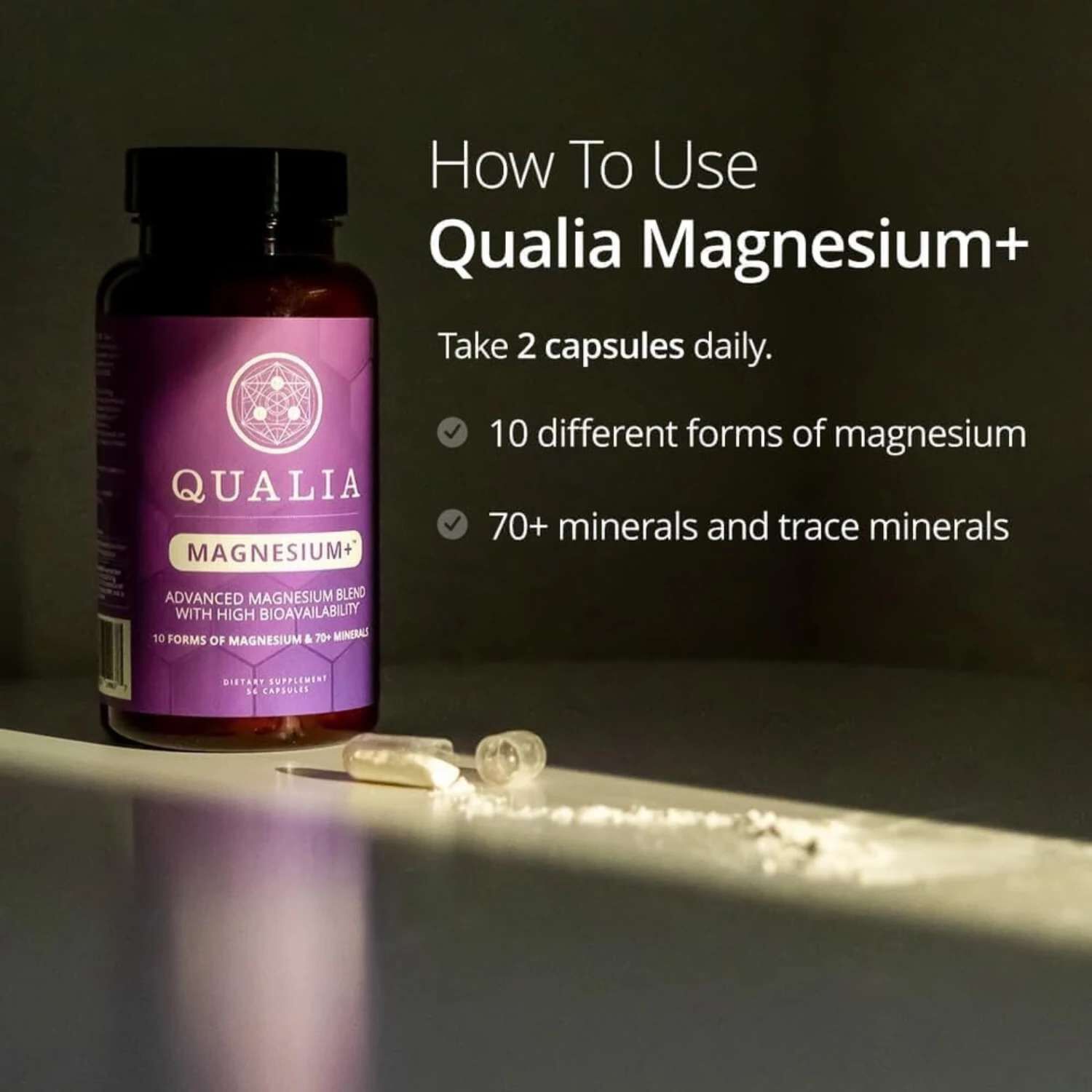 Magnesium+ Advanced Magnesium Blend - 42 Capsules (21 Servings)