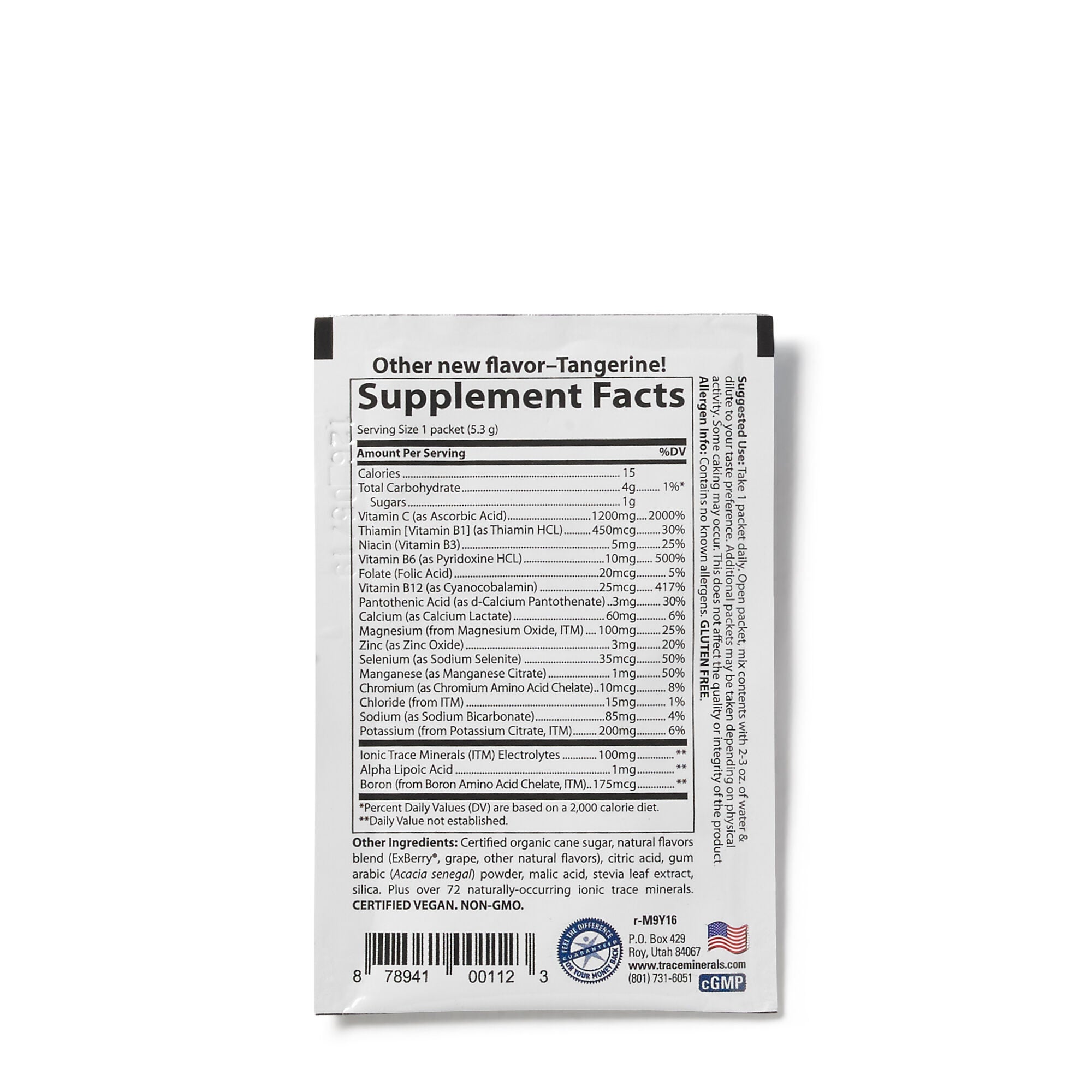 216118 Trace® Minerals When Should I take a Power Pak?Before, during