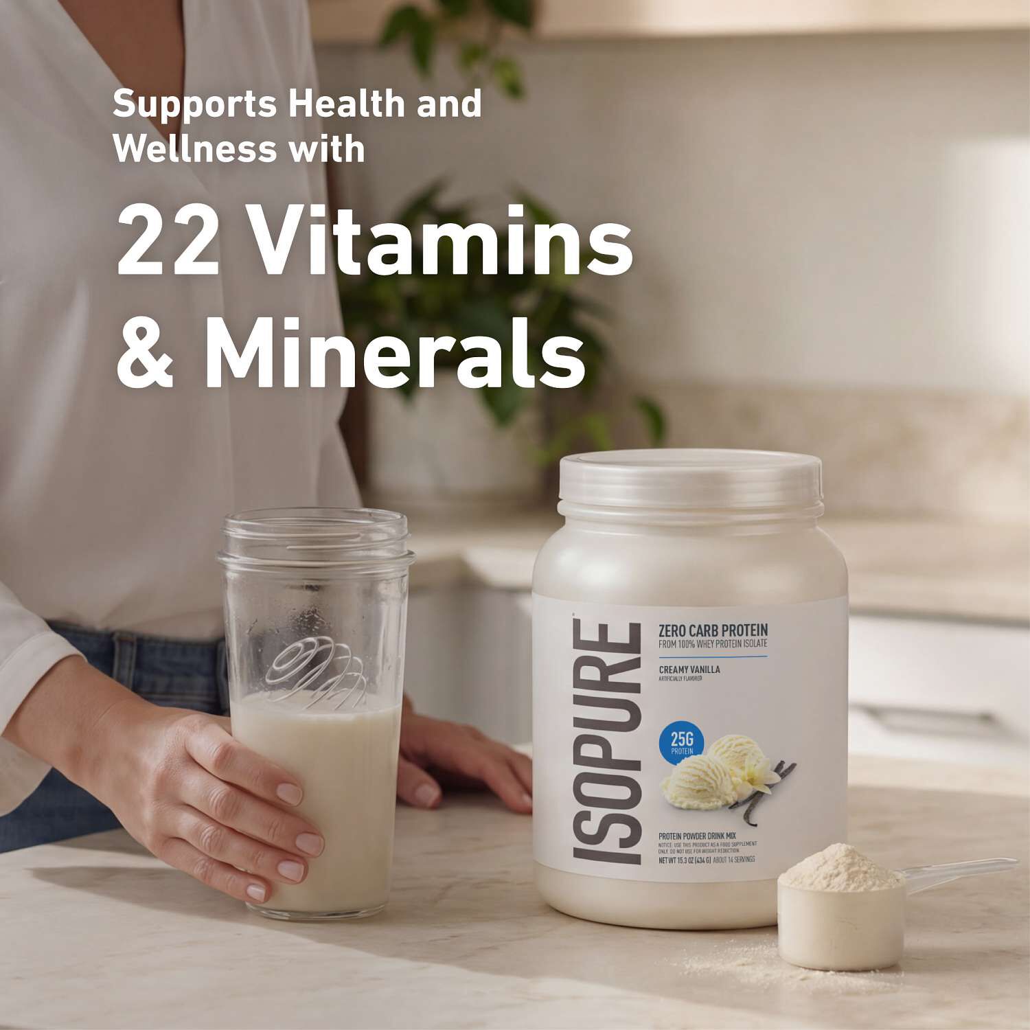 Protein Powder - Creamy Vanilla (40 Servings)