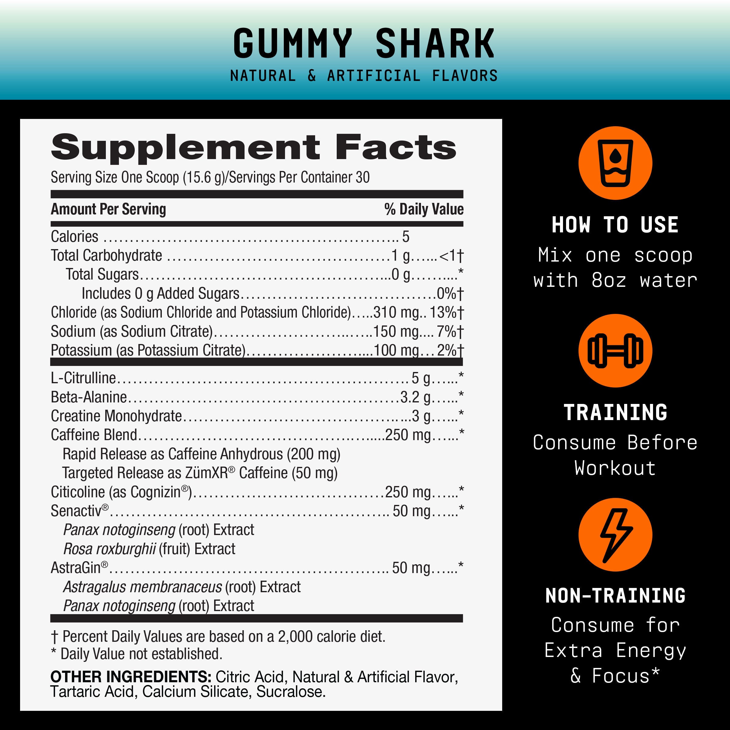 TikTok LIT V2 Pre-Workout - Gummy Shark (30 Servings) Gummy Shark | GNC
