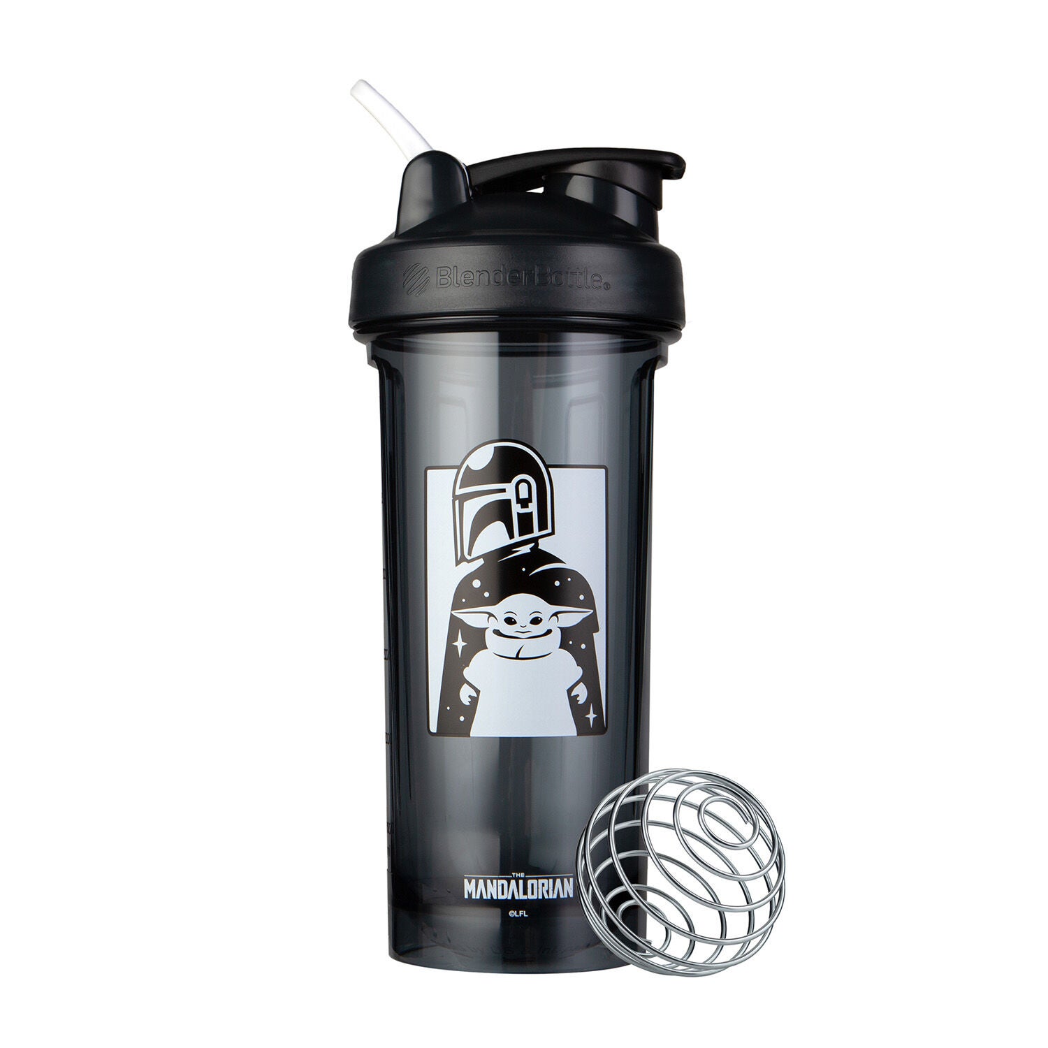 BlenderBottle Star Wars Mandalorian Pro28 Protein Shaker Bottle GNC