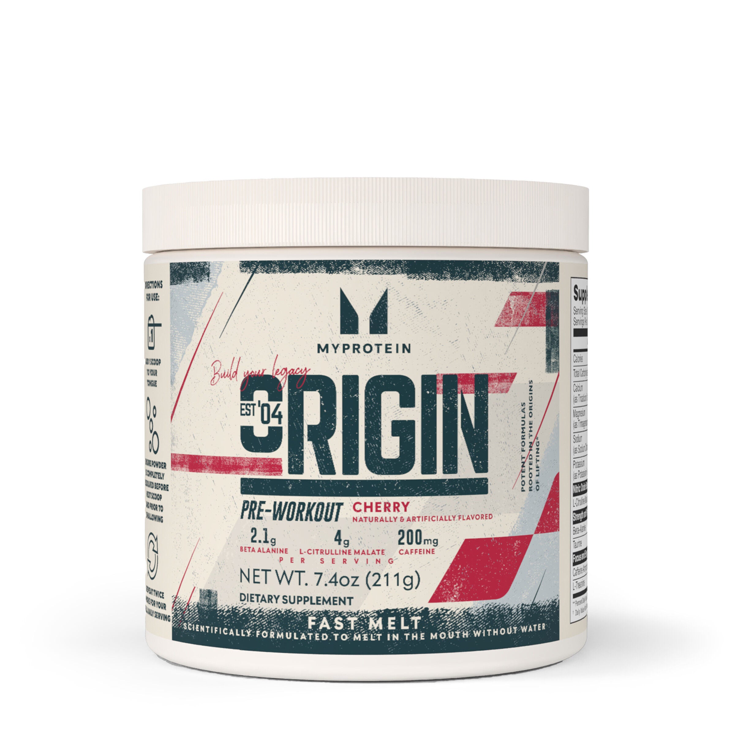 Origin Fast Melt Pre-Workout Powder - Cherry (18 Servings)  | GNC