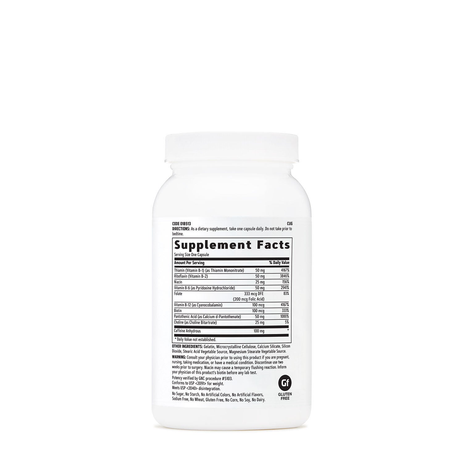 B-Complex + Energy - 120 Capsules &#40;120 Servings&#41;  | GNC