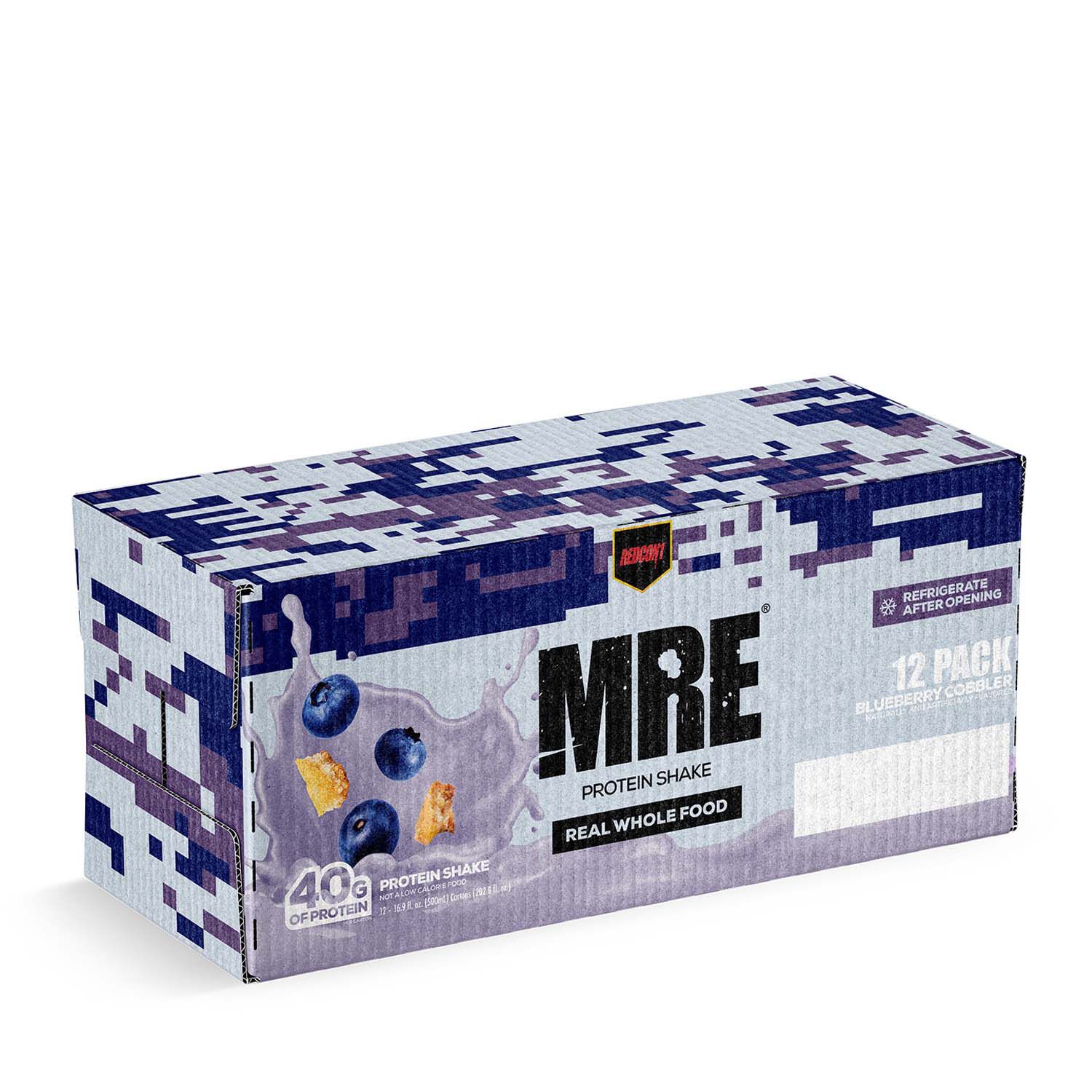 REDCON1 Protein Shake Ready to Drink Blueberry Case