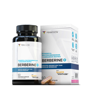 Berberine Plus with Dihydroberberine - 60 Vegetarian Capsules &#40;30 Servings&#41;  | GNC
