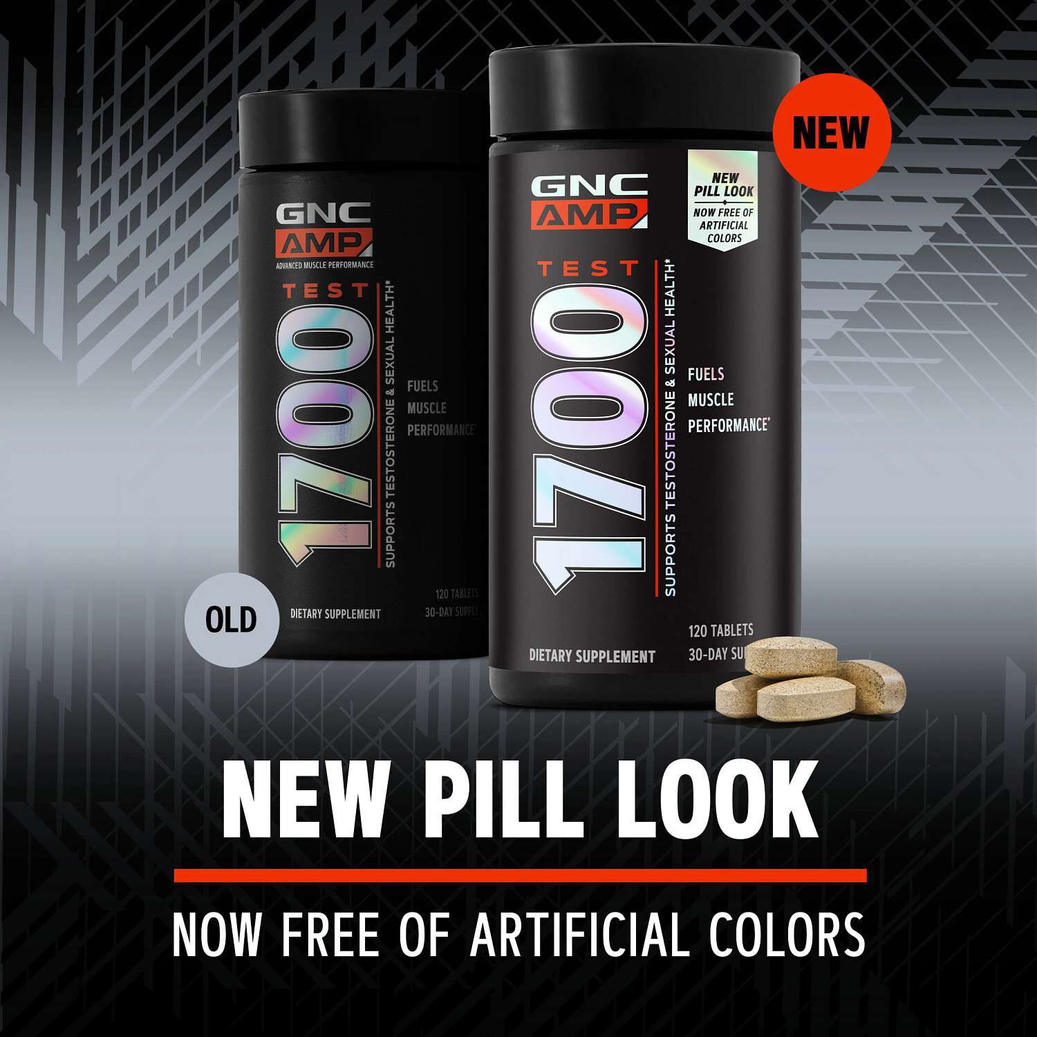 Test 1700 - 120 Tablets (30 Servings)  | GNC