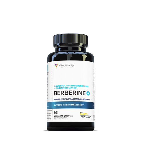 Berberine Plus with Dihydroberberine - 60 Vegetarian Capsules &#40;30 Servings&#41;  | GNC